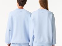 Хлопковый свитшот Lacoste унисекс оверсайз