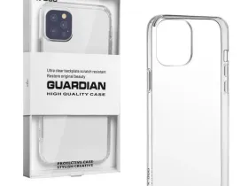 Чехол-накладка Kzdoo Guardian Case для iPhone 15 Pro Max силиконовый (прозрачный)