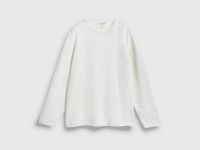 Лонгслив из хлопка, Белый