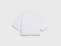 Рубашка с коротким рукавом для девочек, Белый