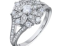 Кольцо из белого золота с бриллиантами э0901кц04186100