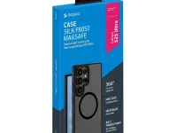 Чехол-накладка Deppa Silk Frost Magsafe (D-84267) для Samsung Galaxy S25 Ultra пластиковый матовый (черный)