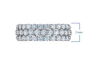 Кольцо из белого золота э4712кц07210955