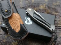 Складной нож Steelclaw Алыча, сталь ламинат SKD-11, рукоять алюминий/рог