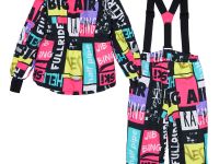 Комплект текстильный с полиуретановым покрытием для девочек: куртка, брюки