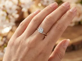 Классическое кольцо из белого золота э4712кц04210651_white