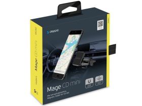 Автомобильный держатель Deppa (55162) Mage CD mini для смартфона в CD-слот (черный)