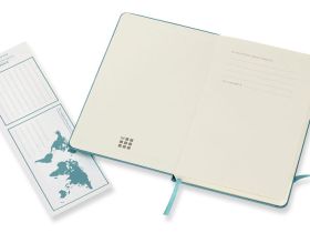 Записная книжка в линейку Moleskine "Classic" Pocket 9х14 см 192 стр., обложка голубая