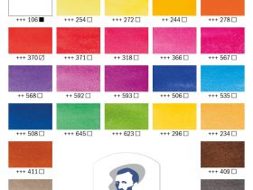 Набор акварели Talens "Van Gogh" 24 кюветы + кисть, пластиковая коробка