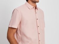 Рубашка из хлопка с коротким рукавом