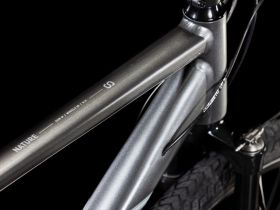 Дорожный велосипед Cube Nature SLX, год 2025, цвет Серый-Зеленый, ростовка 23