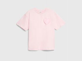 Футболка с аппликацией для девочек, Розовый