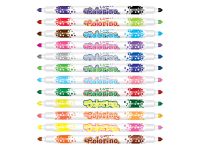 Набор фломастеров Colorino, 12 шт / 24 цв, двусторонние