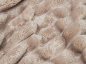 Плед Soft strip, светло-бежевый