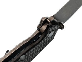 Нож Barmaley Knives Seadevil, сталь D2, рукоять G10/сталь, черный