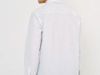 Рубашка из поплина в полоску, Белый