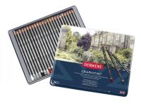 Набор карандашей акваграфитных Derwent "Graphitint" 24 шт в металле