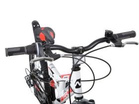 Детский велосипед Novatrack Shark 20 6sp, год 2020, цвет Белый