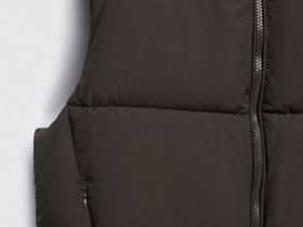 Утеплённый жилет, Коричневый