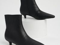Ботильоны из натуральной кожи, Черный