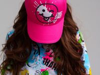 Кепка текстильная для девочек
