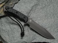 Нож с фиксированным клинком Spartan Blades Horkos, сталь CPM S35VN, рукоять микарта, чехол черный