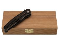 Подарочная шкатулка для  складного ножа, ясень