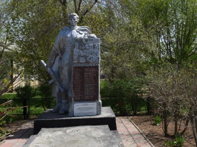 Братская могила советских воинов и партизан, погибших в период Сталинградской битвы