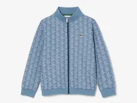 Детская толстовка Lacoste Paris Monogram с высоким воротом и застежкой-молнией