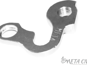 Держатель заднего переключателя "петух" Meta №219 фрезерованный (серебристый)