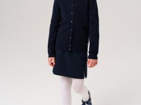 Кардиган со стразами для девочки