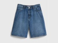 Шорты-бермуды со средней посадкой, Синий