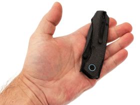 Складной нож Remette Rhino, сталь Sandvik 14C28N, рукоять микарта, черный