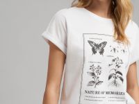 Футболка из хлопкового джерси свободного кроя