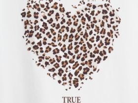 Футболка с принтом для девочек, Белый