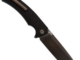 Складной нож TuoTown Utes PVD, сталь T10S, рукоять G10/Carbon Fiber