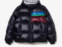 Мужская двусторонняя пуховая куртка Lacoste