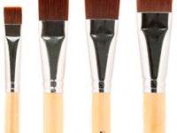 Кисть синтетика №20 плоская Альбатрос "Хобби" длинная ручка