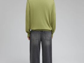 Джемпер-поло с шерстью