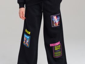 Брюки трикотажные для девочек