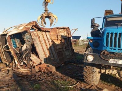 Рекордное количество металлолома вывезли из города Удачный Якутии