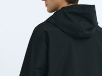 Ветровка с капюшоном, Черный