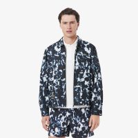 Мужская водоотталкивающая ветровка Lacoste с принтом