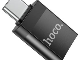 Переходник Hoco UA17 Type-C/USB 3.0 (черный)
