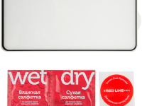 Защитное стекло Red Line для Xiaomi REDMI Note 13 4G с чёрной рамкой