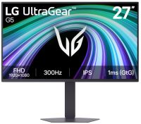 Монитор 27" LG UltraGear 27G550B-B 1920x1080 LED, 16:9, IPS, 300cd, 1000:1, 1ms(GtG), 178/178, DP, HDMI, audio, 300Hz, tilt, HAS, pivot, swivel, VESA,