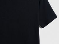 Футболка в рубчик, Черный