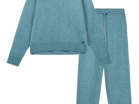 Комплект трикотажный для девочек: джемпер, брюки