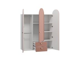 Шкаф детский Арчи 3-145x196 Розовый