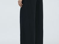 Широкие брюки со стрелками, Черный